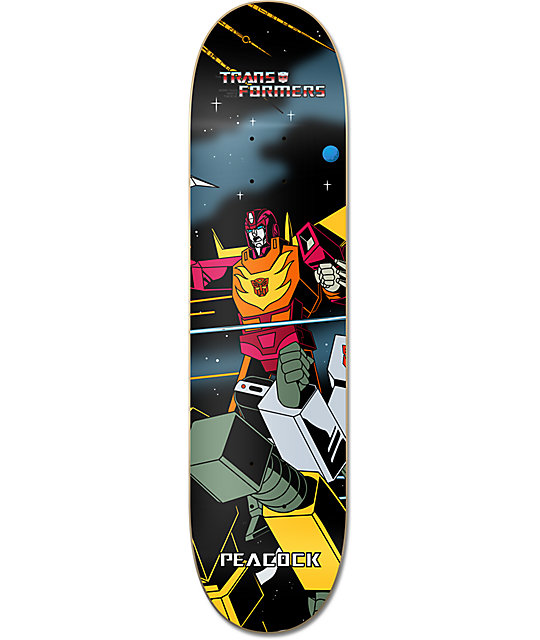 Primitive x Transformers Peacock Hot Rod 8.0" Skateboard Deck